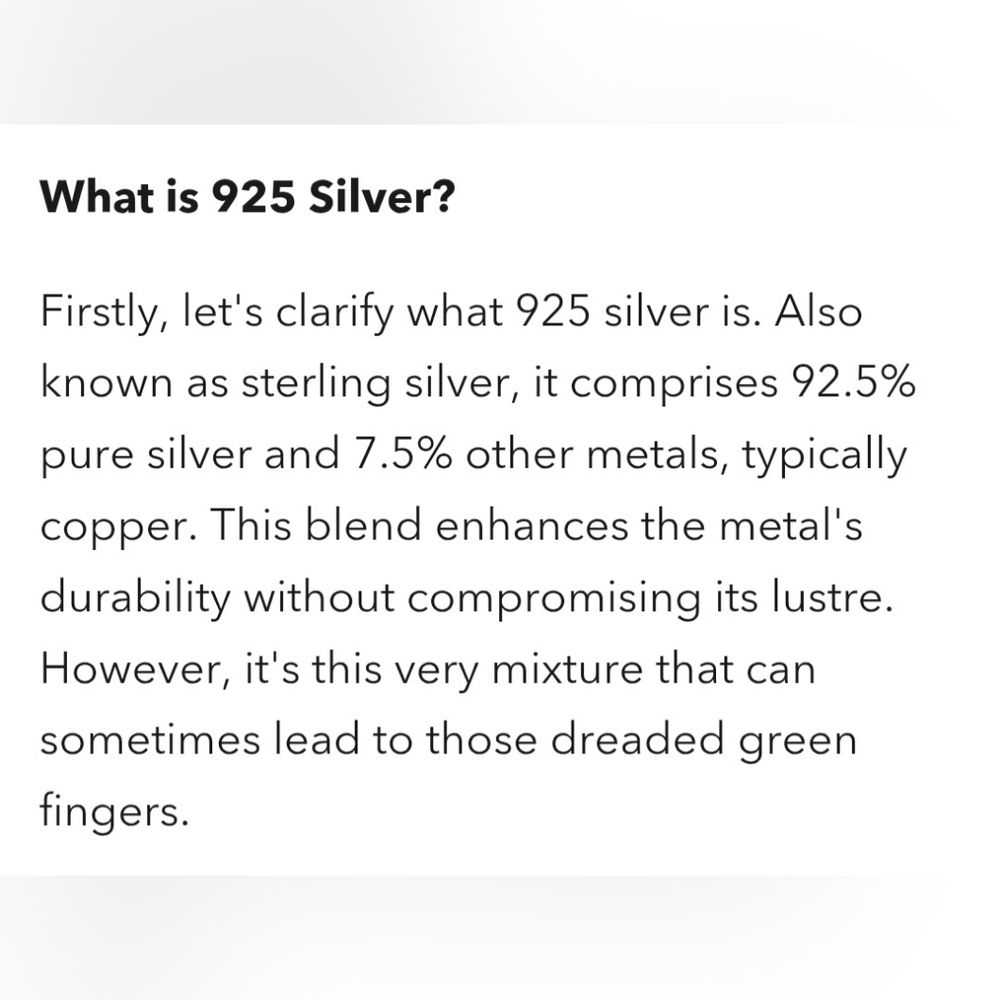Debunking 925 Silver Misconceptions - Picture 3 of 9